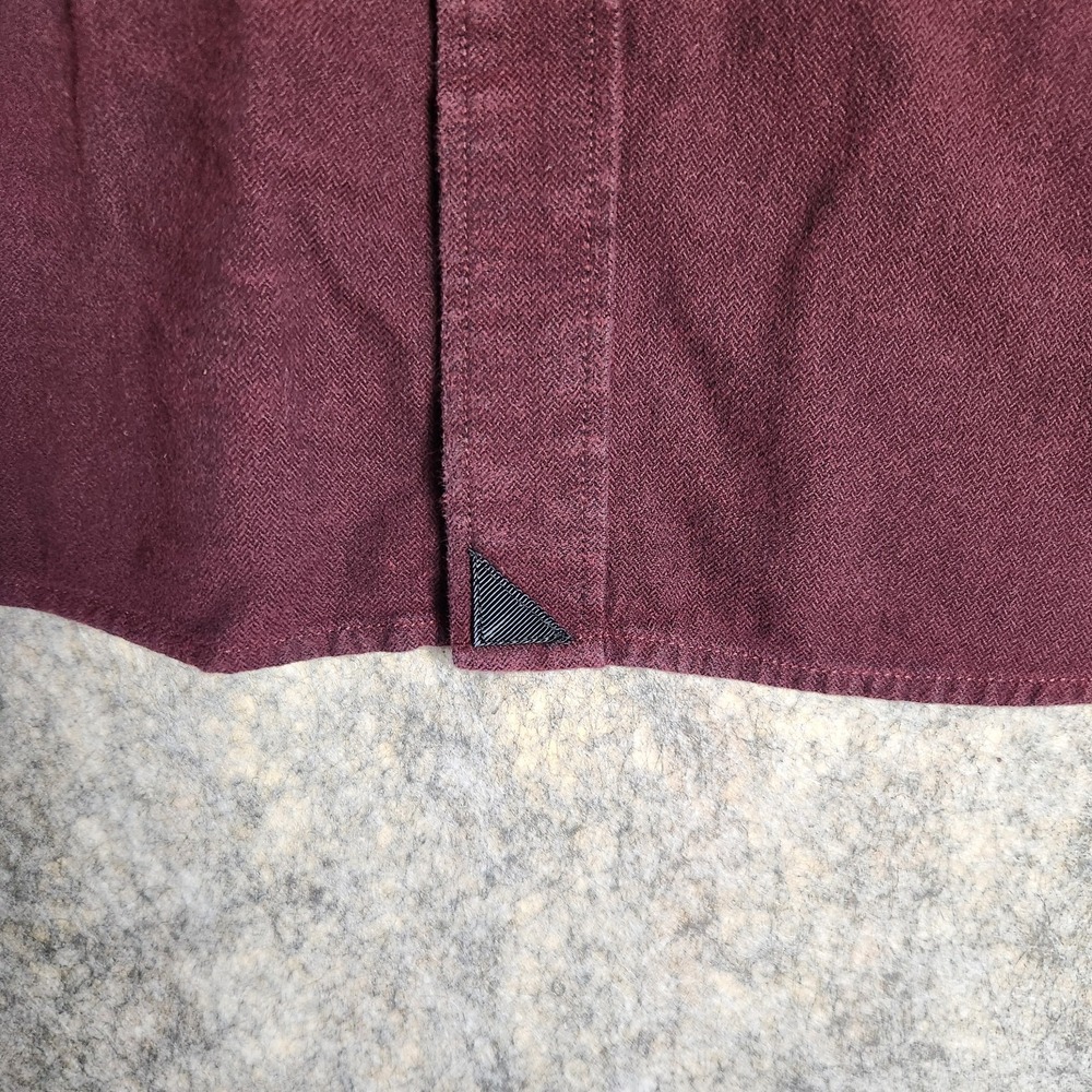 UNTUCKit Shirt Men 3XL XXXL Red Herringbone Plaid Long Sleeve Button Up Preppy - Picture 6 of 9